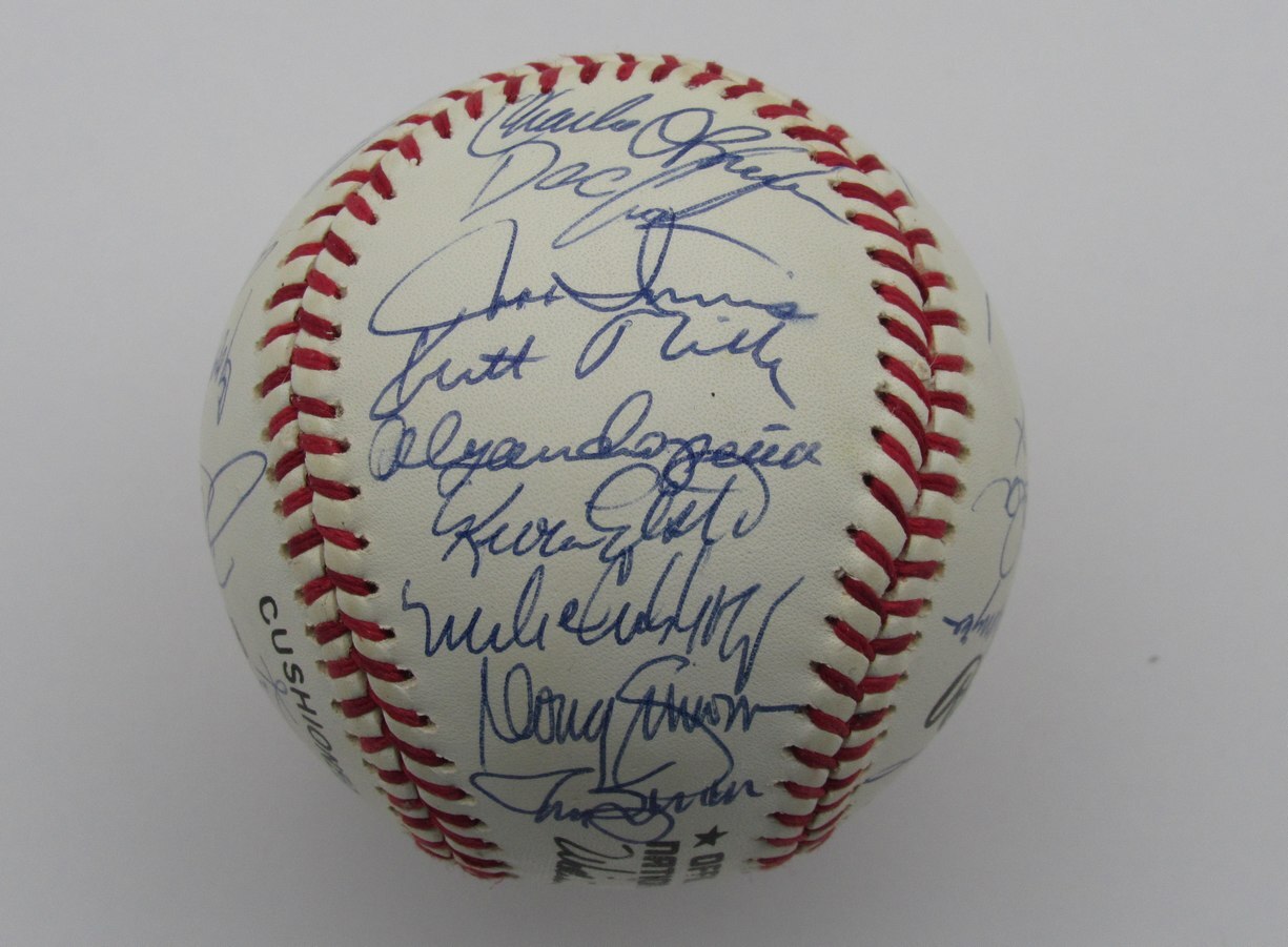 1991 New York Mets Team Signed By 33 Players Onl Baseball Johnson Viola 185519