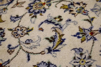 Handmade Vintage Oriental Area Rug Classic Floral