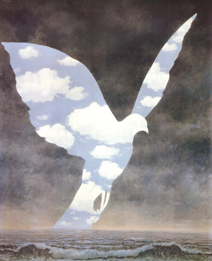 Rene Magritte La Grande Famille " Offset Lithograph Surrealism
