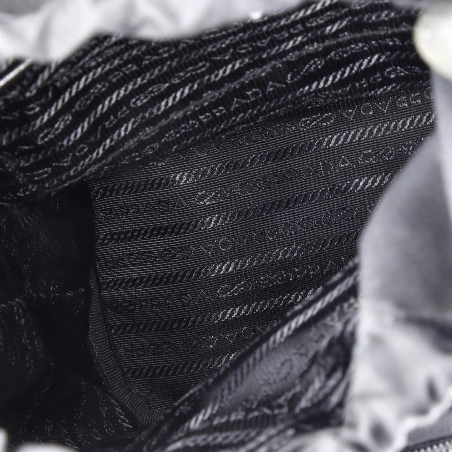 Prada Single Buckle Pocket Backpack Tessuto Small