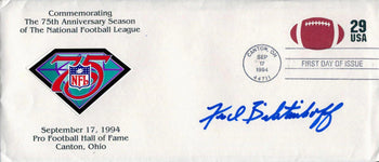Fred Bilitnikoff Autographed 1994 First Day Of Issue Cache