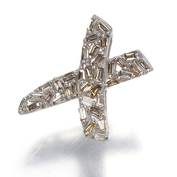Diamond 0.30Ct Pendant 18K 750 White Gold