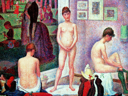 Georges Seurat, Lithograph Coa 175 Ex. Signed Op Numbered In Pencil Crayon