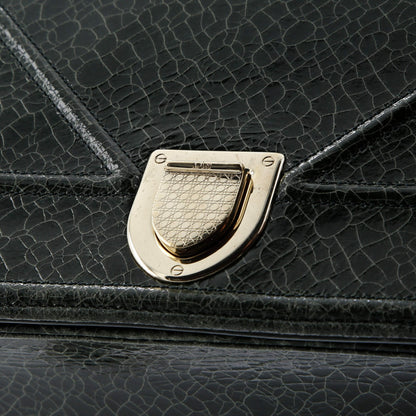 Christian Dior Diorama Flap Bag Crackled Deerskin Medium