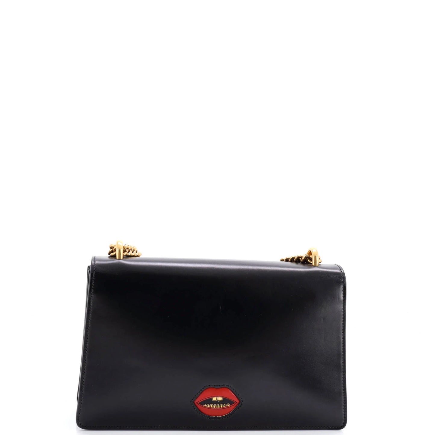 Gucci Marmont Chain Shoulder Bag Patchwork Leather Medium