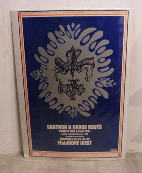 Rare!!! Fillmore West Concert Live Poster (Bill