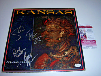 Kansas Masque Steve Walsh 4/Signatures Jsa/Coa