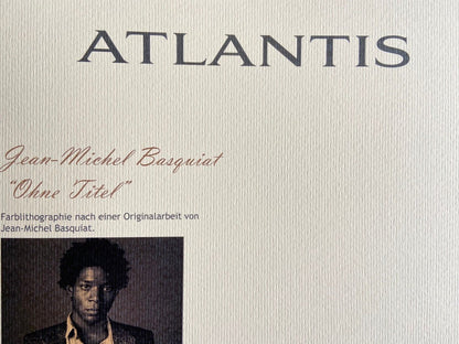 Jean-Michel-Basquiat, Lithograph Coa - Original Signed Numbered In Pencil