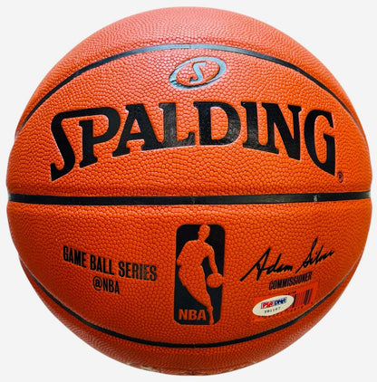 Oscar Robertson Autographed Hof 79 Spalding Basketball (Psa)