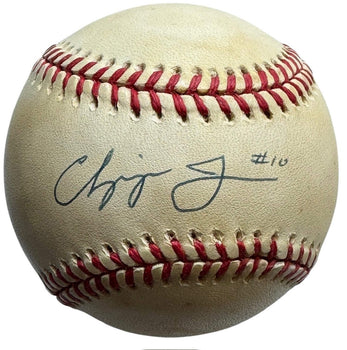 Chipper Jones Autographed Official National League Baseball (Jsa)