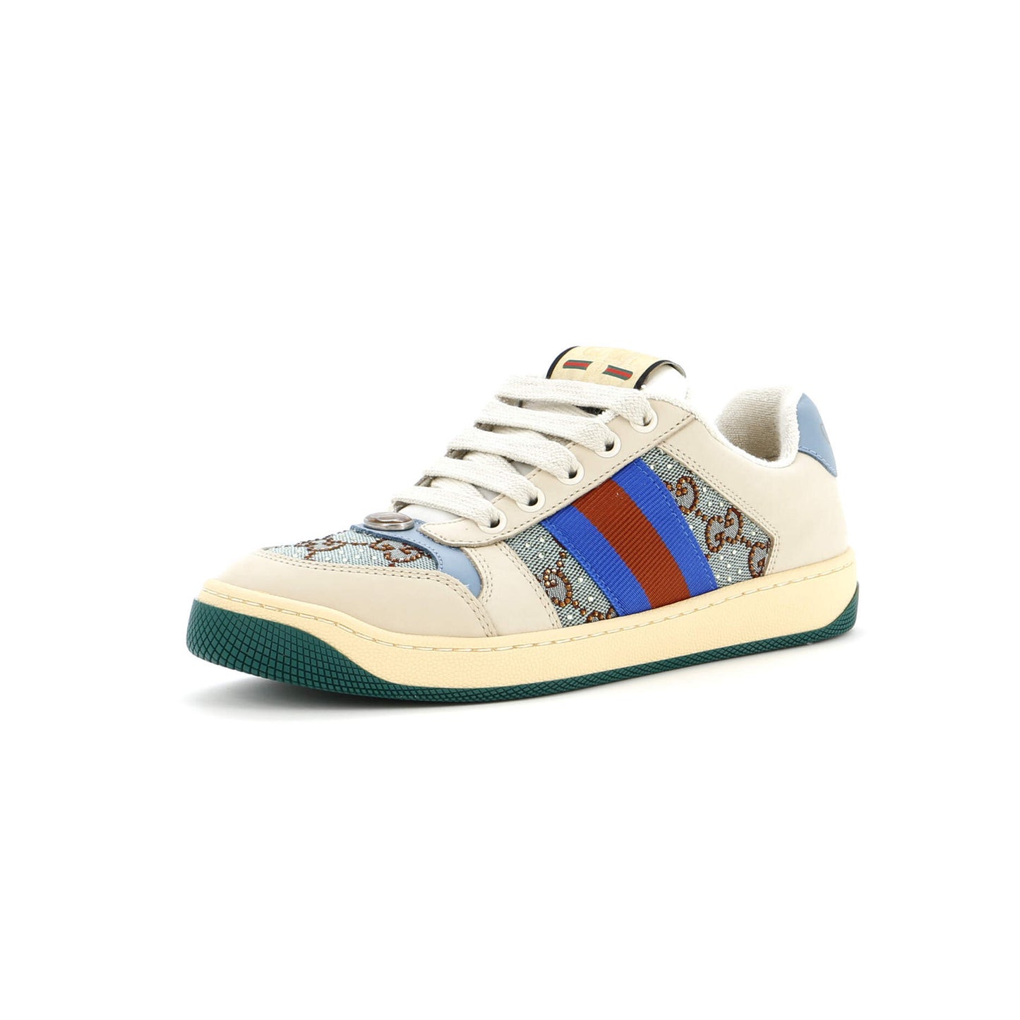 Gucci Screener Sneakers Gg Canvas With Crystals