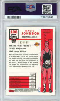 Magic Johnson 2007 Topps Chrome 57-58 Variation