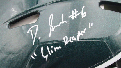 Devonta Smith Signed/Inscr Full Size Speed Authentic Helmet Eagles Fanatics