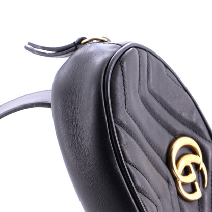 Gucci Gg Marmont Belt Bag Matelasse Leather