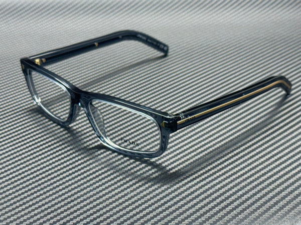 PRADA PR B02V 17T1O1 Transparent Ocean Men's 57 mm Eyeglasses