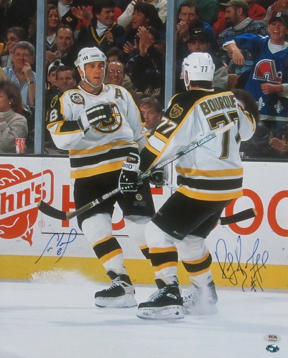 Ray Bourque/Cam Neely Dual-Signed 16X20 Photo