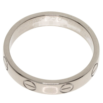 Cartier   Ring Mini Love Ring #51 K18 White Gold