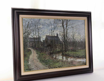 Jean Kevorkian Original Oil Painting On Canvas Signed Framed Impressionism Art