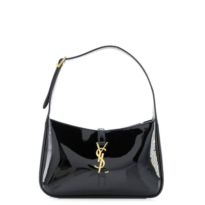 Saint Laurent Le 5 A 7 Hobo Patent Small