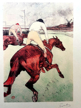 Henri De Toulouse-Lautrec Mourlot 1952 Coa Signed Stamp Published