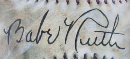 Babe Ruth Baseball 36X36 Original Painting Acrylic On Canvas   176779