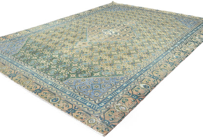 6X9 Ft Semi-Antique Distressed Vintage Oriental