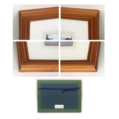 Pierre Christian Le Pont (Bridge) 1971 Original Gouache Painting Galerie Sheel