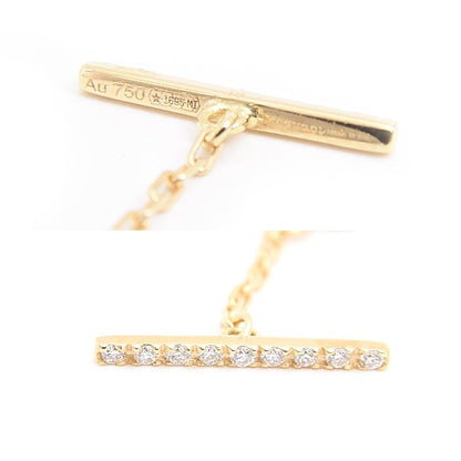 Gucci Double G Diamond Bracelet In Yellow Gold 750Yg