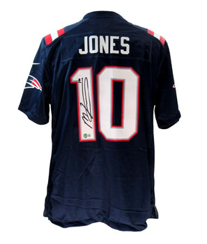 Mac Jones Autographed Navy Nike On Field Football