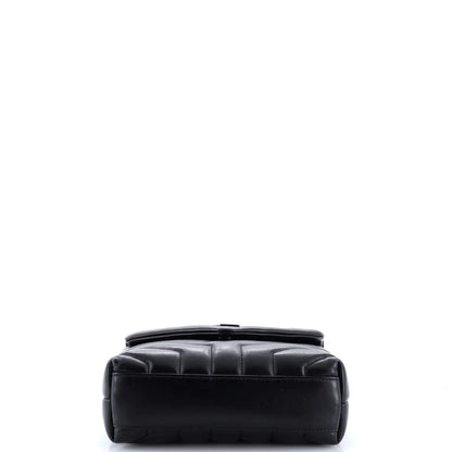 Saint Laurent Loulou Shoulder Bag Matelasse Chevron Leather Toy