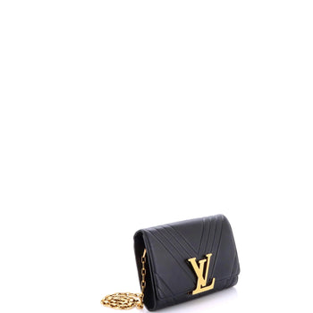 Louis Vuitton Chain Louise Clutch Airy V Leather Gm
