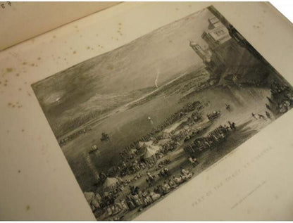 George Francis White -  Views In India Himalaya Mountains 1838 Original Etching
