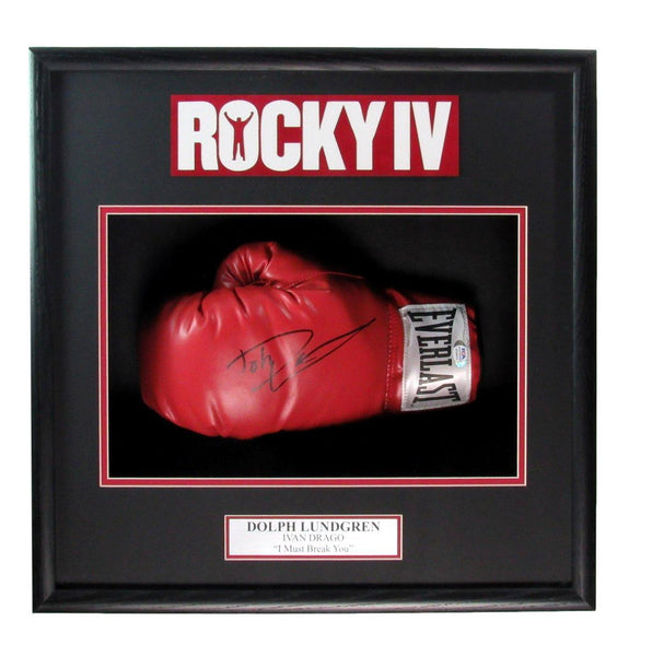 Dolph Lundgren Signed Left Boxing Glove "Rocky