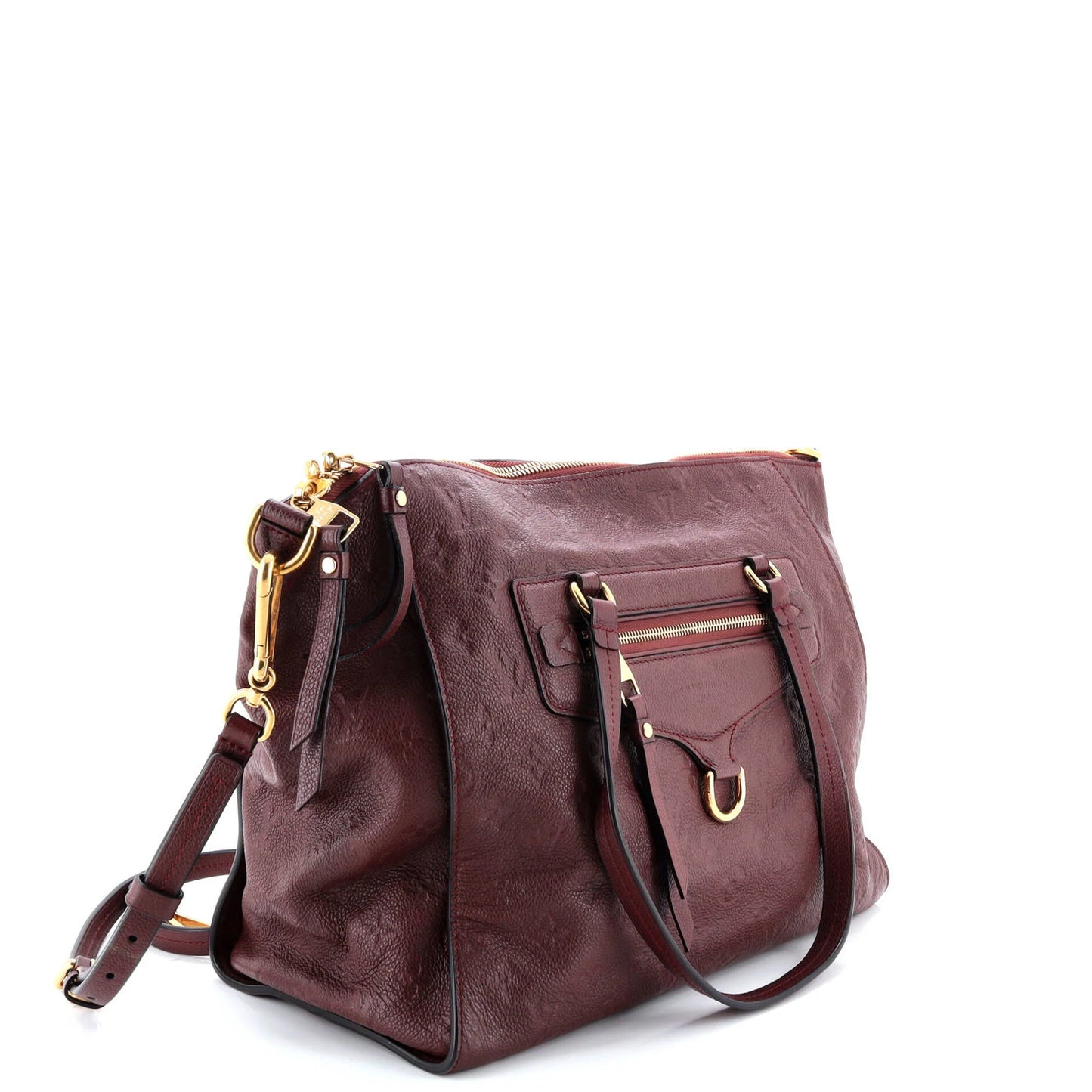 Louis Vuitton Lumineuse Handbag Monogram Empreinte Leather Pm