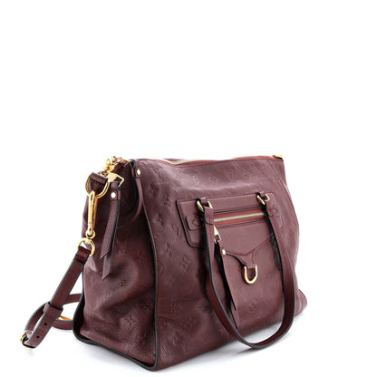 Louis Vuitton Lumineuse Handbag Monogram Empreinte Leather Pm