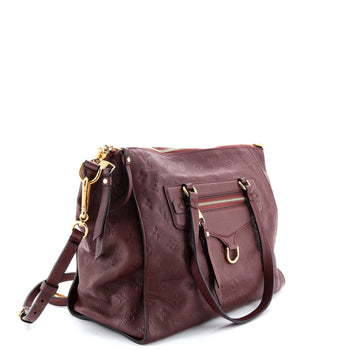 Louis Vuitton Lumineuse Handbag Monogram Empreinte Leather Pm