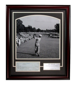 Ben Hogan 1950 U.S. Open Signed/Auto 16X20 Photo Collage Framed Beckett 197593