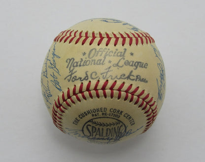 1948 Boston Braves Nl Champs Team Signed By 27 Southworth Spahn Baseball 185367