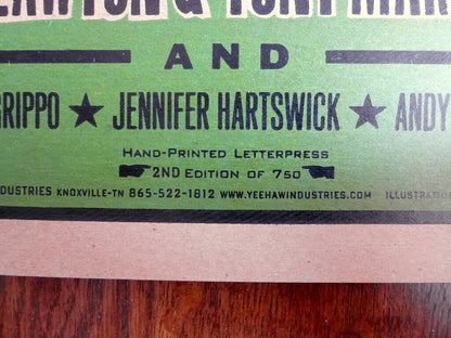 Poster Phish 2001 Trey Anastasio Limited Edition Tour