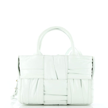 Bottega Veneta Arco Tote Maxi Intrecciato Plisse Leather Mini
