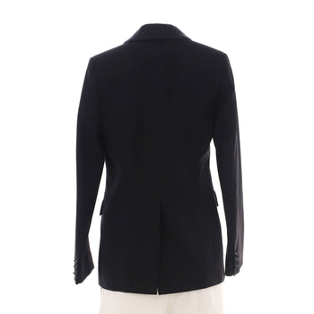 Louis Vuitton Women'S Single Button Blazer Wool And Silk Blend