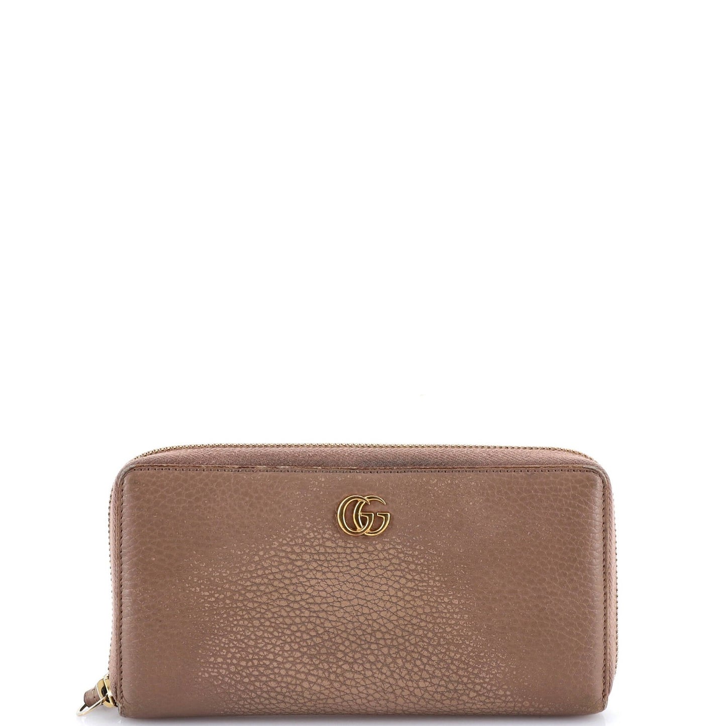 Gucci Gg Marmont Zip Around Wallet Leather