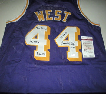 Jerry West Losangeles Lakers Hof 80 Full Stats