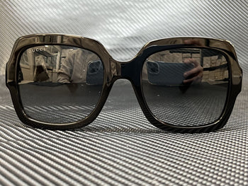 Gucci Gg0036Sn 001 Black Square 54 Mm Women'S