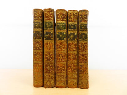 Oeuvres Compltes De M. Helvetius, 1St Edition, Complete Set Of 5 Volumes, 1781