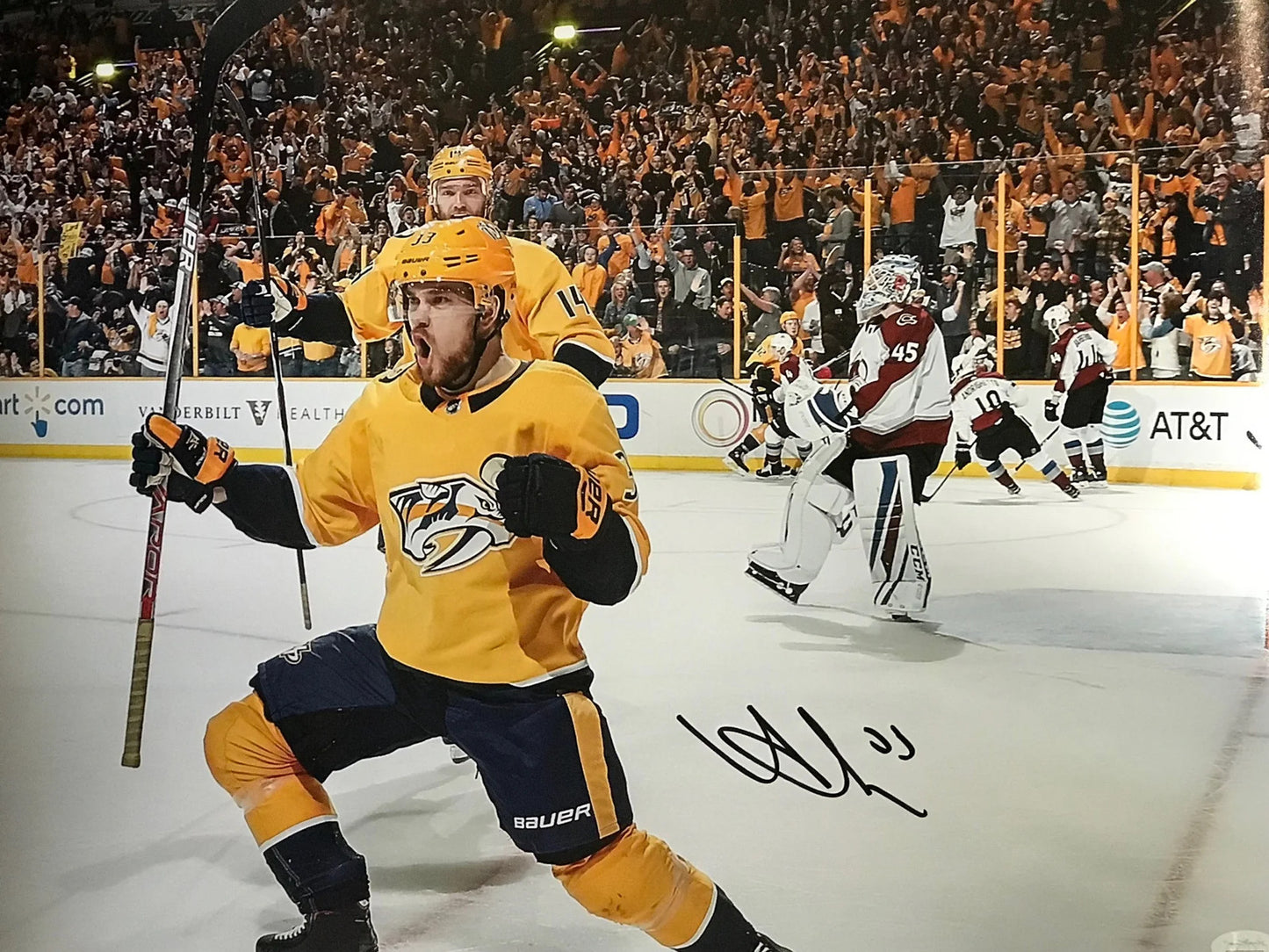 Viktor Arvidsson Autographed 16X20 Photo (Jsa)