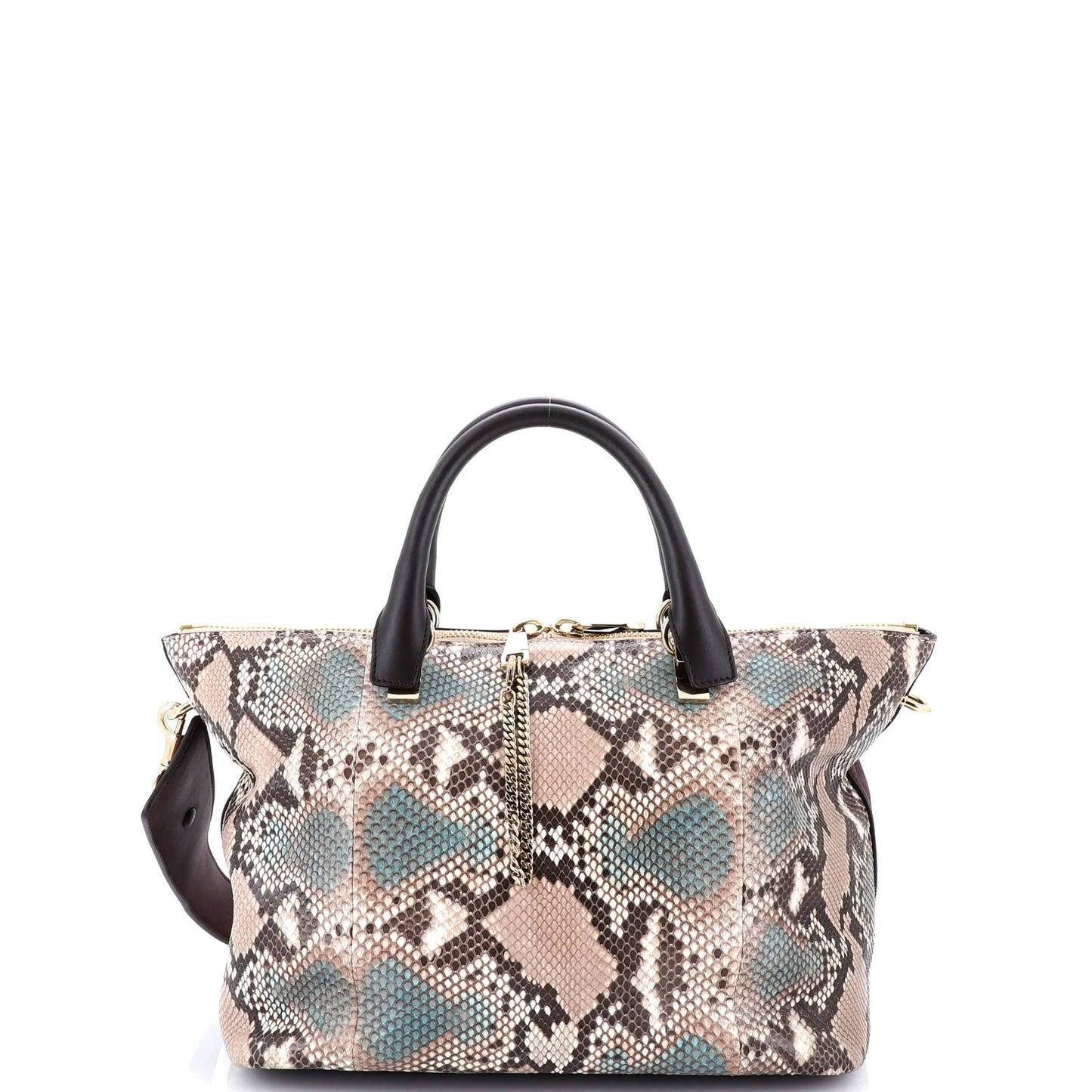 Chloe Baylee Satchel Python Small