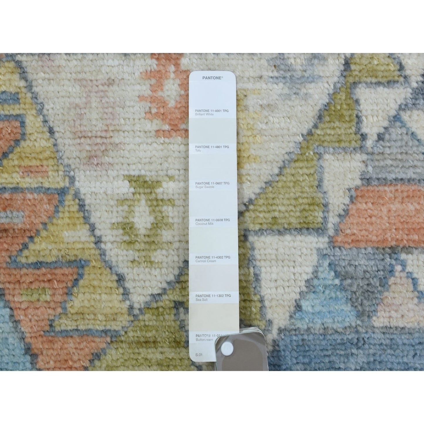 6'1"X8'8" Colorful Hand Knotted Anatolian Village Inspired Wool Rug