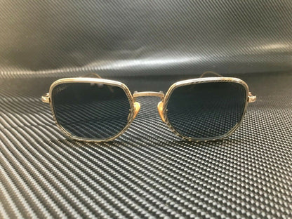 PERSOL PO5006ST 800556 Gold Silver Square Round Men's Titanium 47 mm Sunglasses