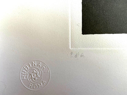 Carla Accardi Etching Aquatint Signed Numbered Published Certified